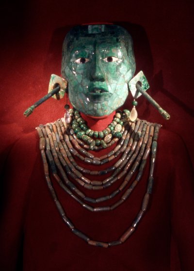 Royal Jewels of Pacal, King of Palenque, late Classic Period by Mayan